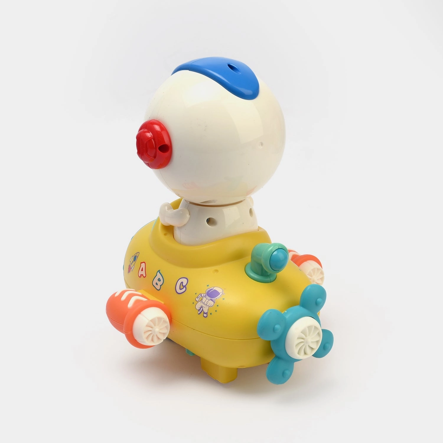 Cartoon Wheel Car Driving Toy with Light & Sound