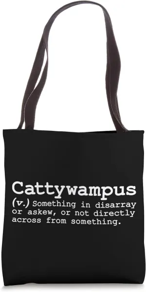 Catawampus Funny Weird Obscure Cute Word Definition Fan Love Tote Bag