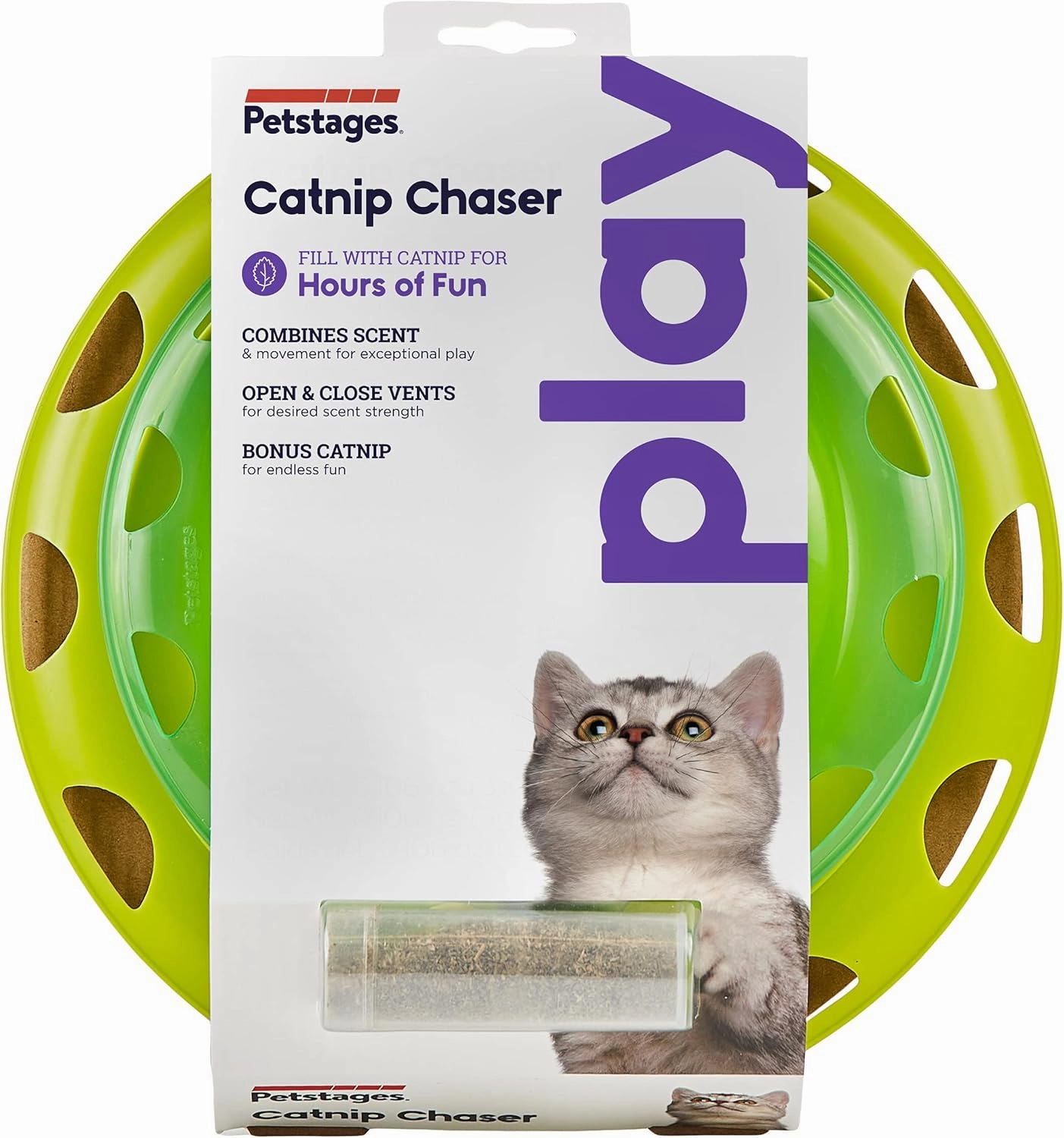 Catstages Catnip Chaser Green Cat Toy