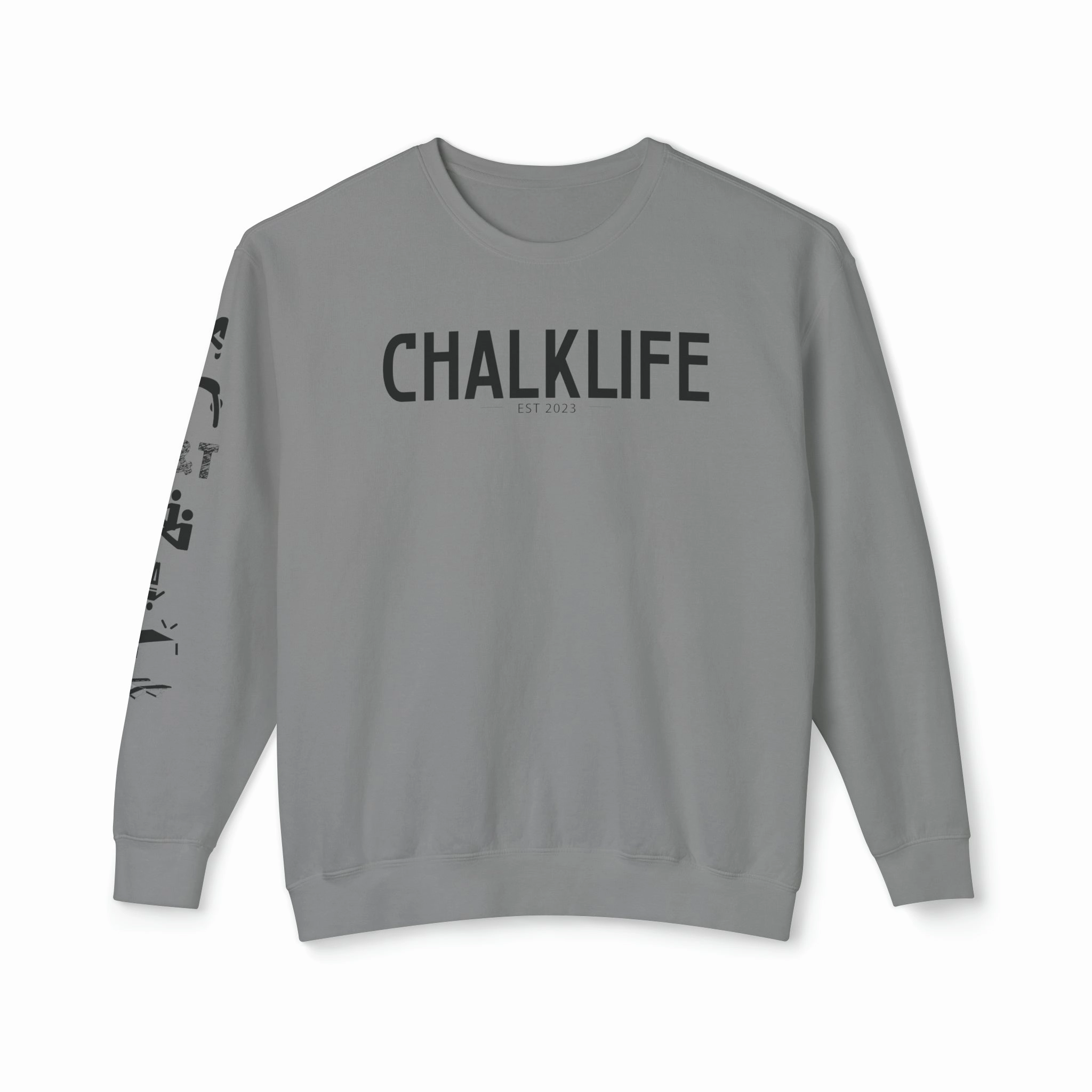 Chalklife - Trampoline & Tumbling Events Unisex Lightweight Crewneck Sweatshirt