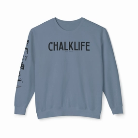 Chalklife - Trampoline & Tumbling Events Unisex Lightweight Crewneck Sweatshirt
