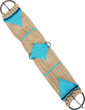 CHALLENGER Horse Western Saddle Tack 15 Strand Cotton Acrylic Straight Cinch 97108