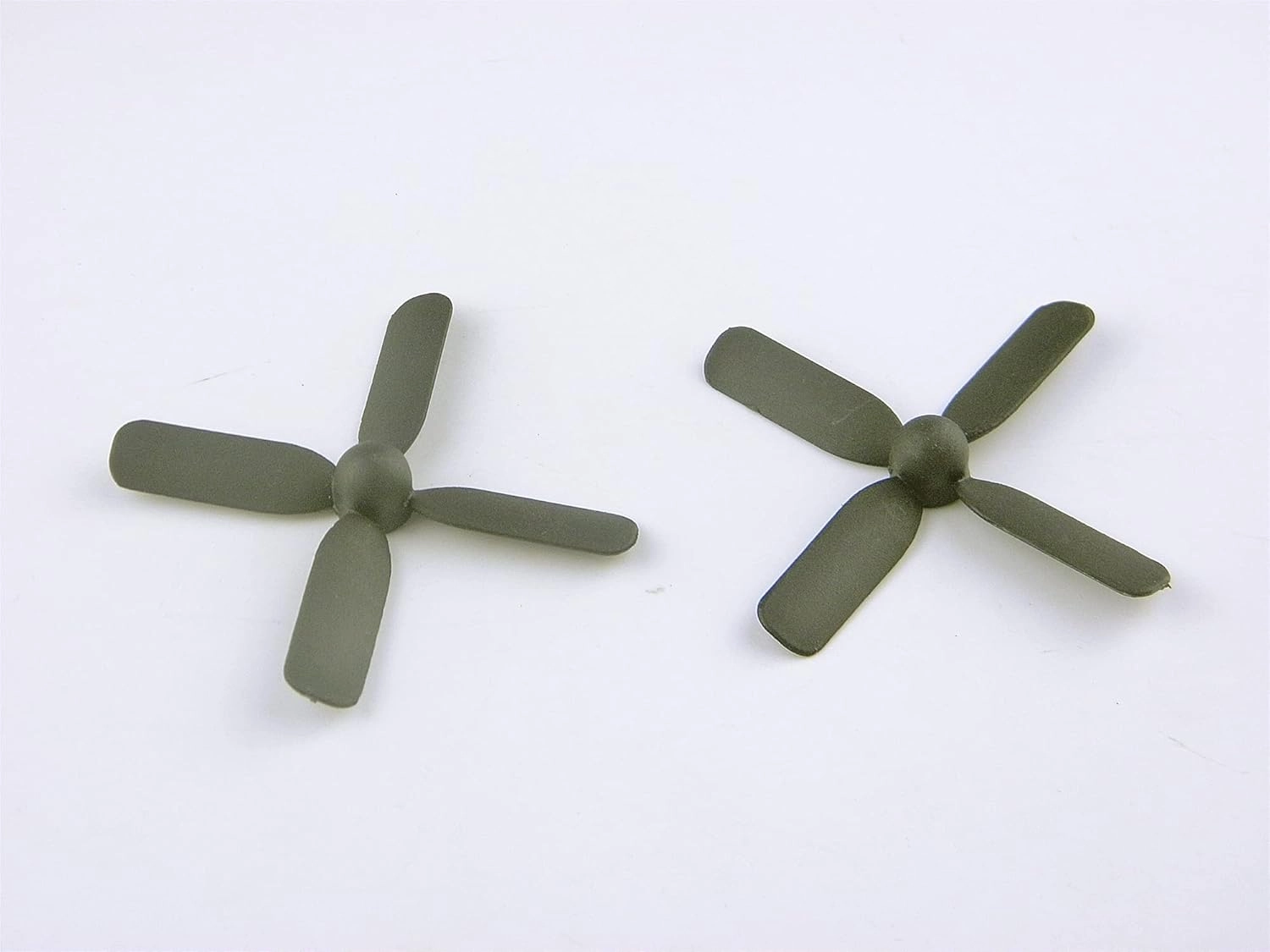 CHANCS RC Mini Propellers 4-Blades (50x50mm, 0.7mm Diameter) 4-Vane Multi-Rotor for Mini Micro Drones, RC Model Toy Airplane Kit 6PCS