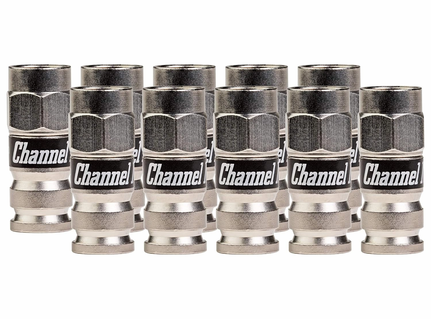 Channel Master Coaxial Connector Installation Kit - Weatherproof Connectors & Installation Tools for Standard, Dual, Tri & Quad Shield Cables, Ideal for Digital HDTV Antenna Installation