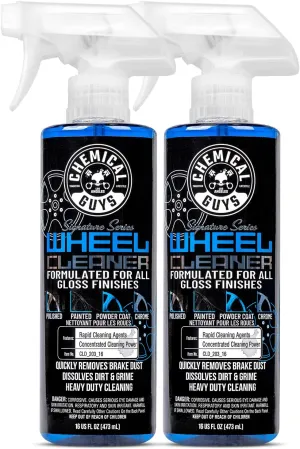 Chemical Guys CLD_203_1602 Signature Series Wheel Cleaner, Formated for All Gloss Finishes, Safe for Cars, Trucks, SUVs, Motorcycles, RVs & More 16 fl oz (2 Pack)