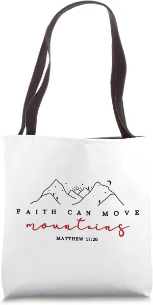 Christian Sayings Jesus Cross Chest Faith Cross Tote Bag