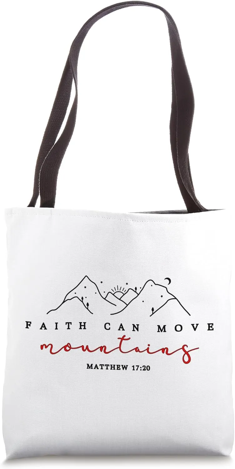 Christian Sayings Jesus Cross Chest Faith Cross Tote Bag