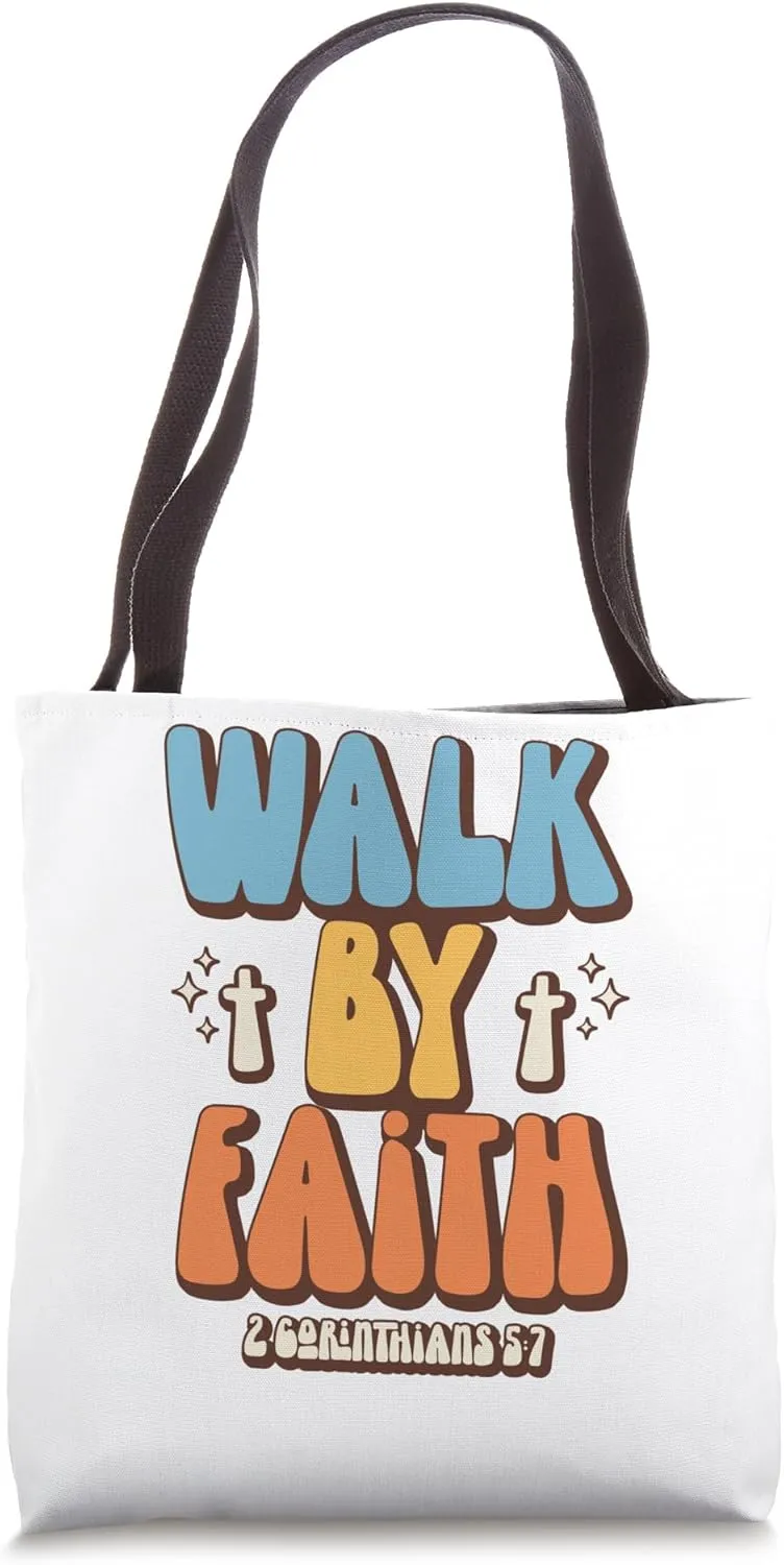 Christian Sayings Jesus Cross Chest Faith Cross Tote Bag