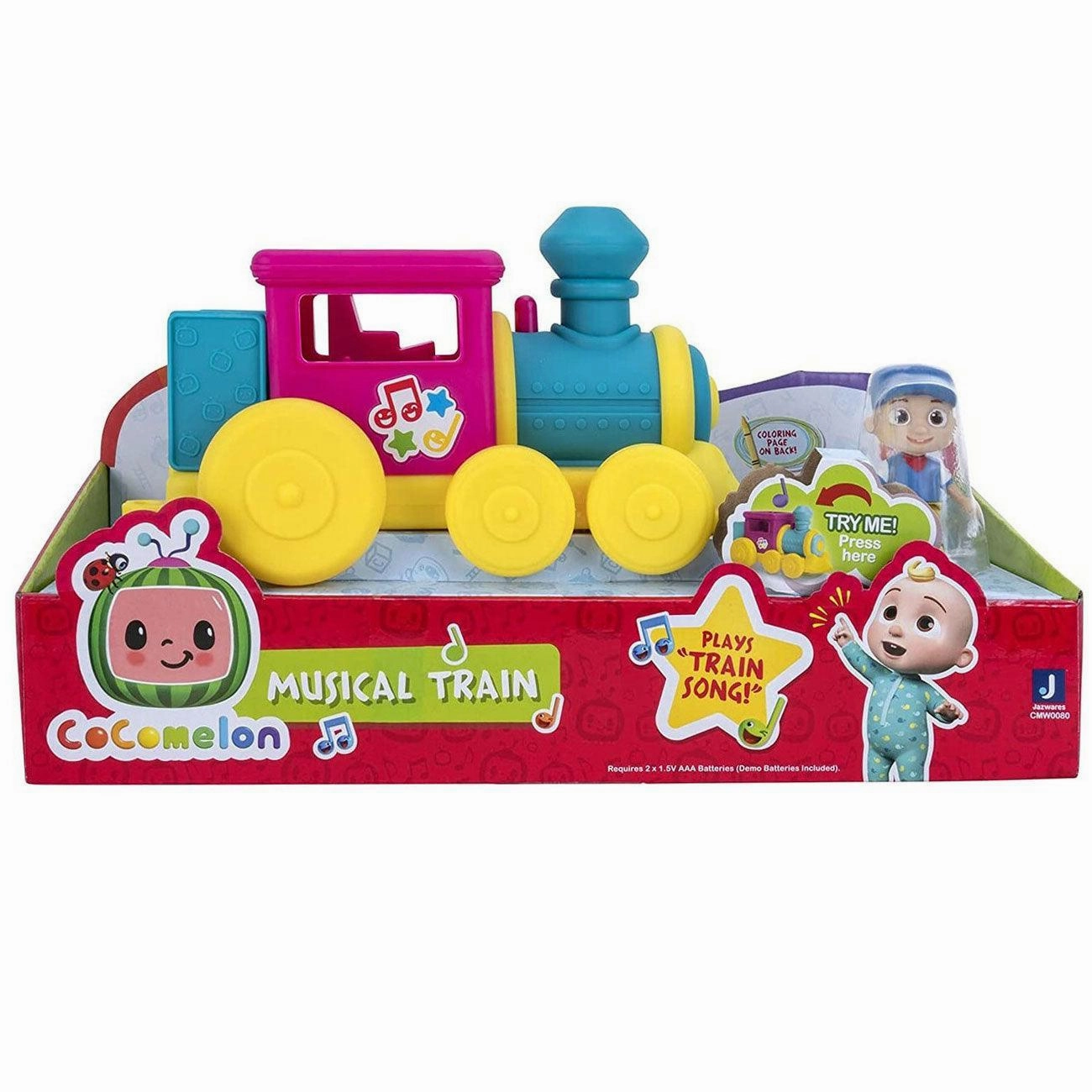 CoComelon Musical Train with JJ Figure