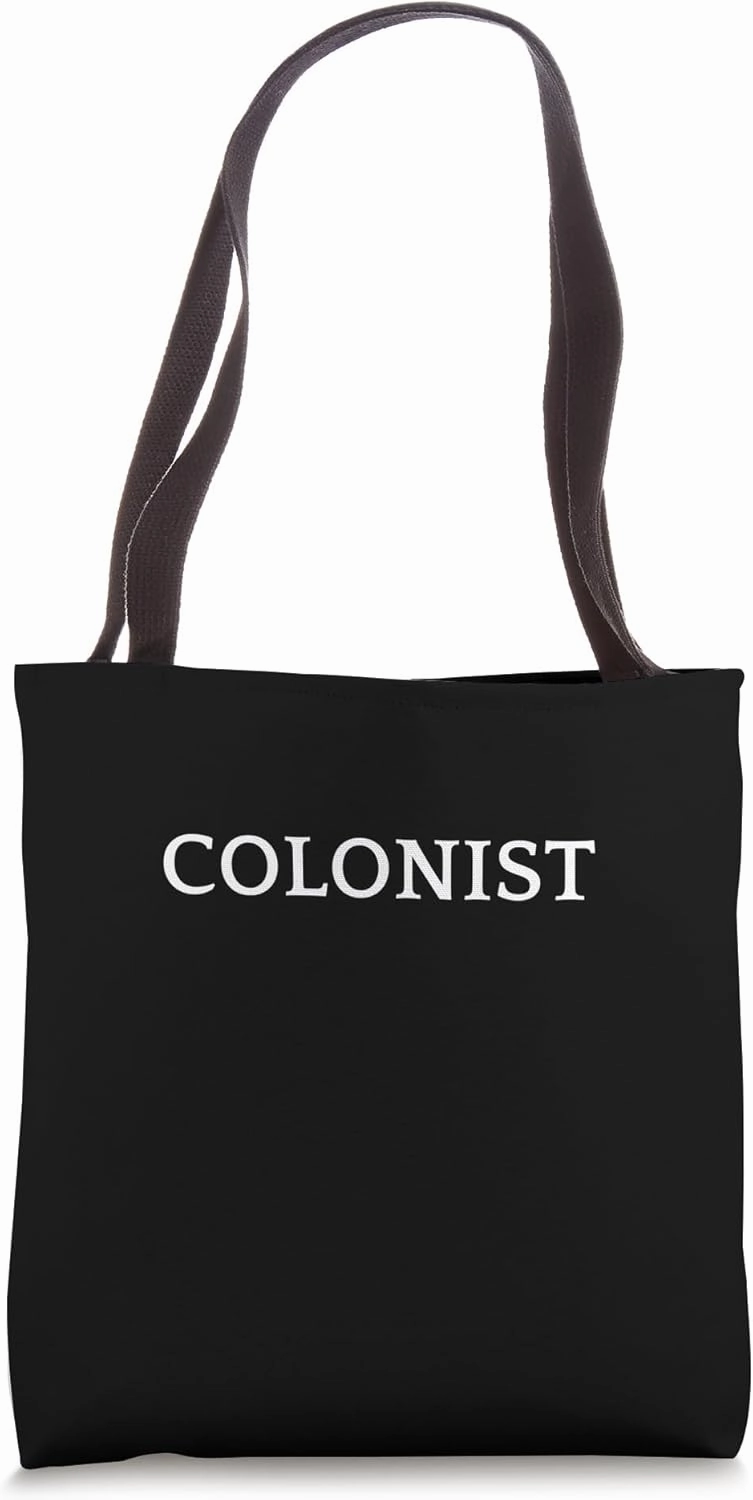 COLONIST English Word Apparel Tote Bag