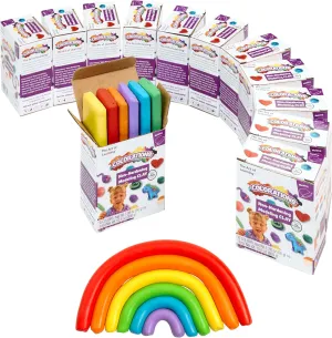 Colorations Non-Hardening Clay - 12 Sets, 6 Colors Each