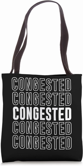 Congested Tote Bag