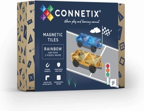 CONNETIX Rainbow Car Pack, 2 Pieces