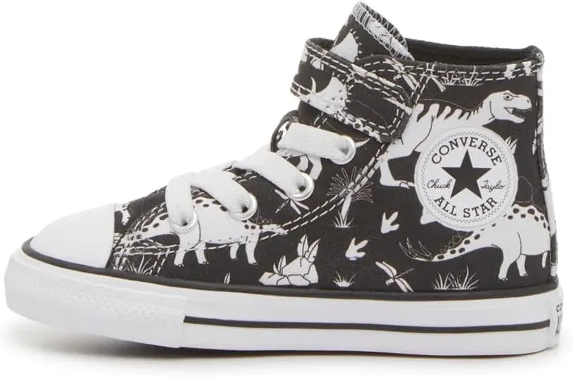 Converse Unisex-Child Chuck Taylor All Star Dino Party Easy on (Infant/Toddler) Sneaker