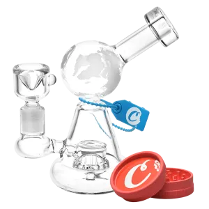 Cookies Globe Bong & Grinder Set