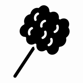Cotton Candy Glyph Icon