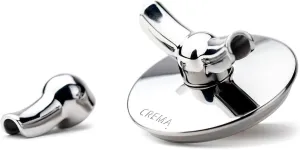 Crema Coffee Products | Single & Double Bottomless Spouts | 54mm | Made For New Crema Bottomless Portafilters | Compatible with Crema Single, Double & Triple Shot Baskets | Espresso Machine Accessory