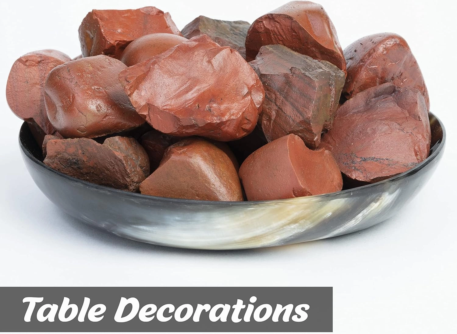 Crocon 1LB Red Jasper Bulk Raw Rough Rock Natural Gemstones Tumbling Cabbing for Chakra Stone Balancing Reiki Healing Good Luck Spiritual Home Office Decor