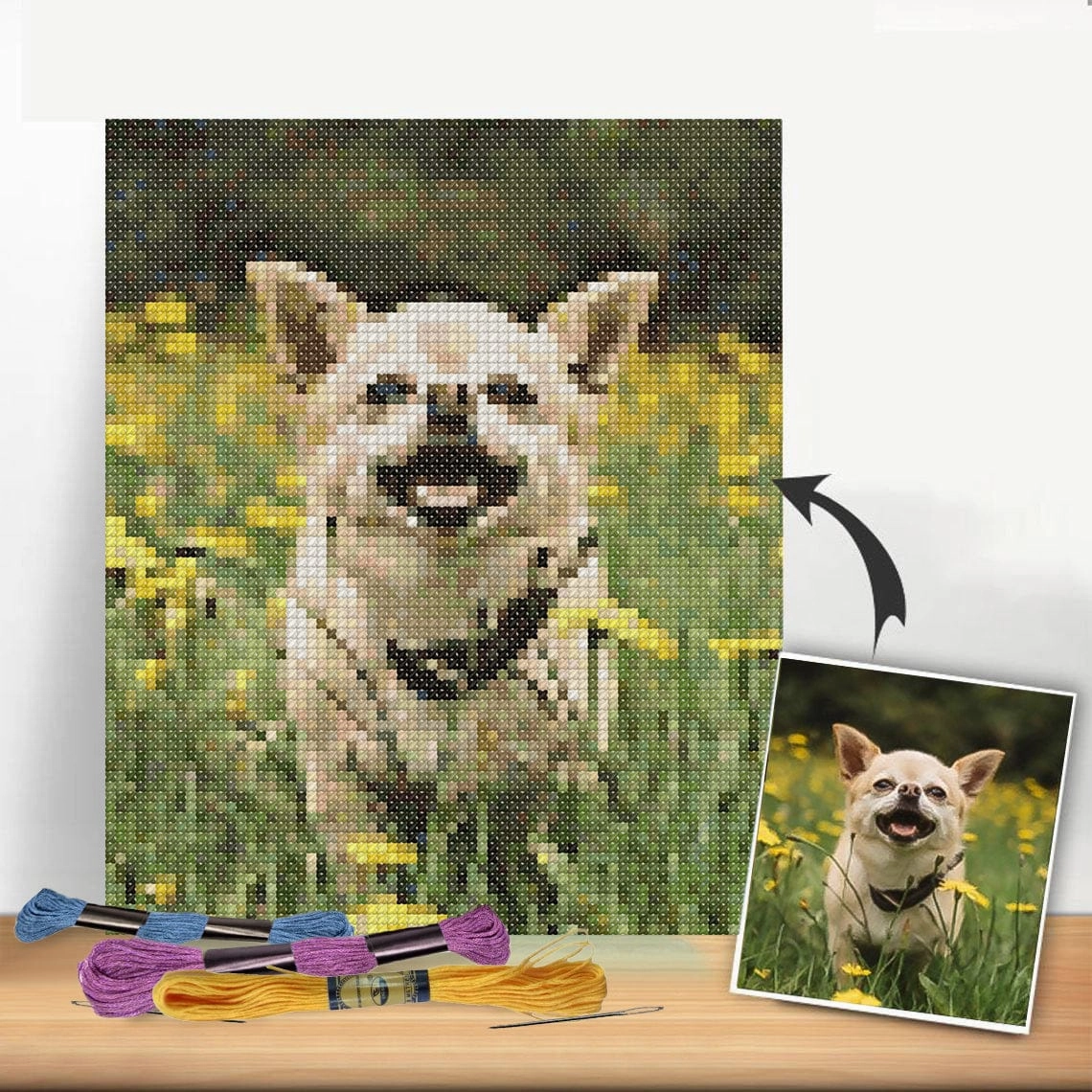 Cross Stitch | The Kiss