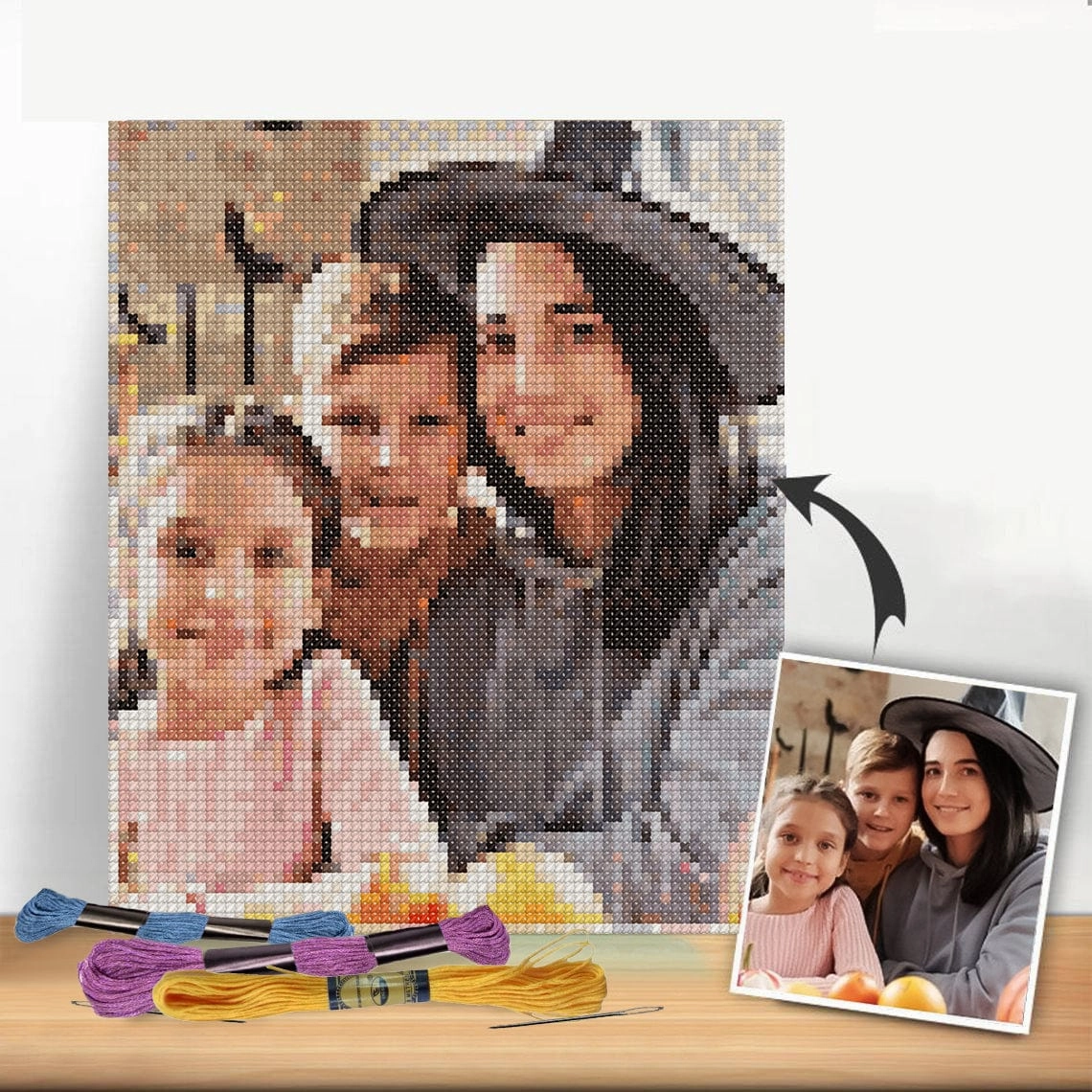 Cross Stitch | The Kiss