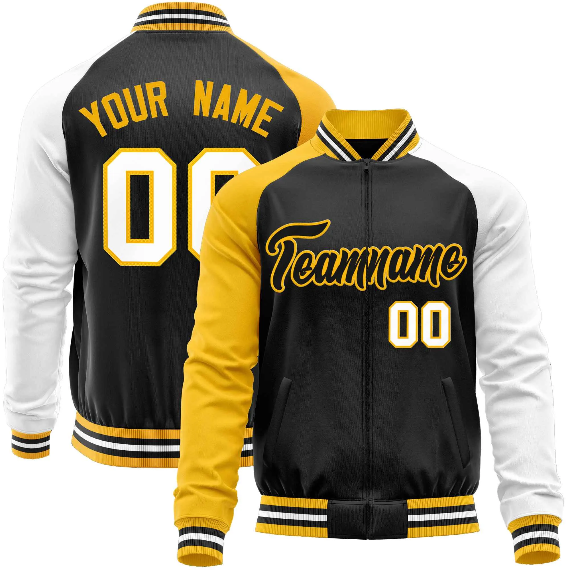 Custom Raglan Sleeves Casual Lightweight Varsity Jacket Personalized Stitched Letters & Number  Baseball Coat
