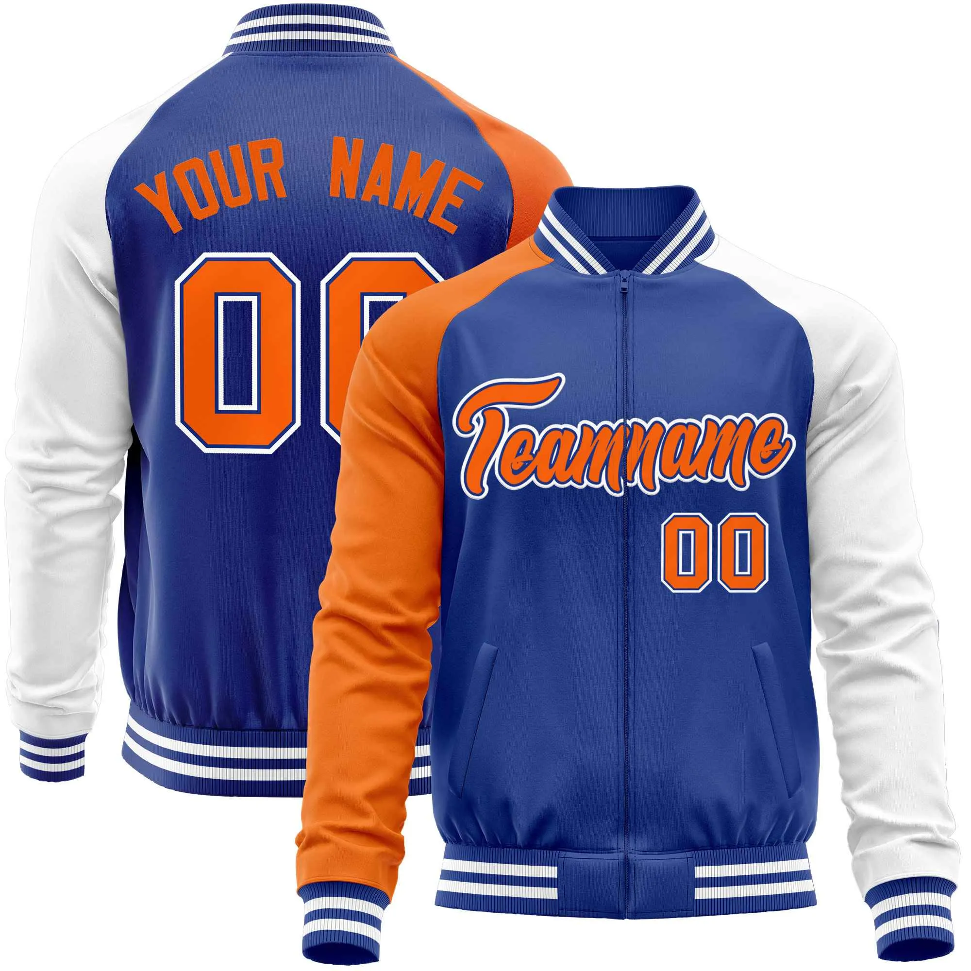 Custom Raglan Sleeves Casual Lightweight Varsity Jacket Personalized Stitched Letters & Number  Baseball Coat