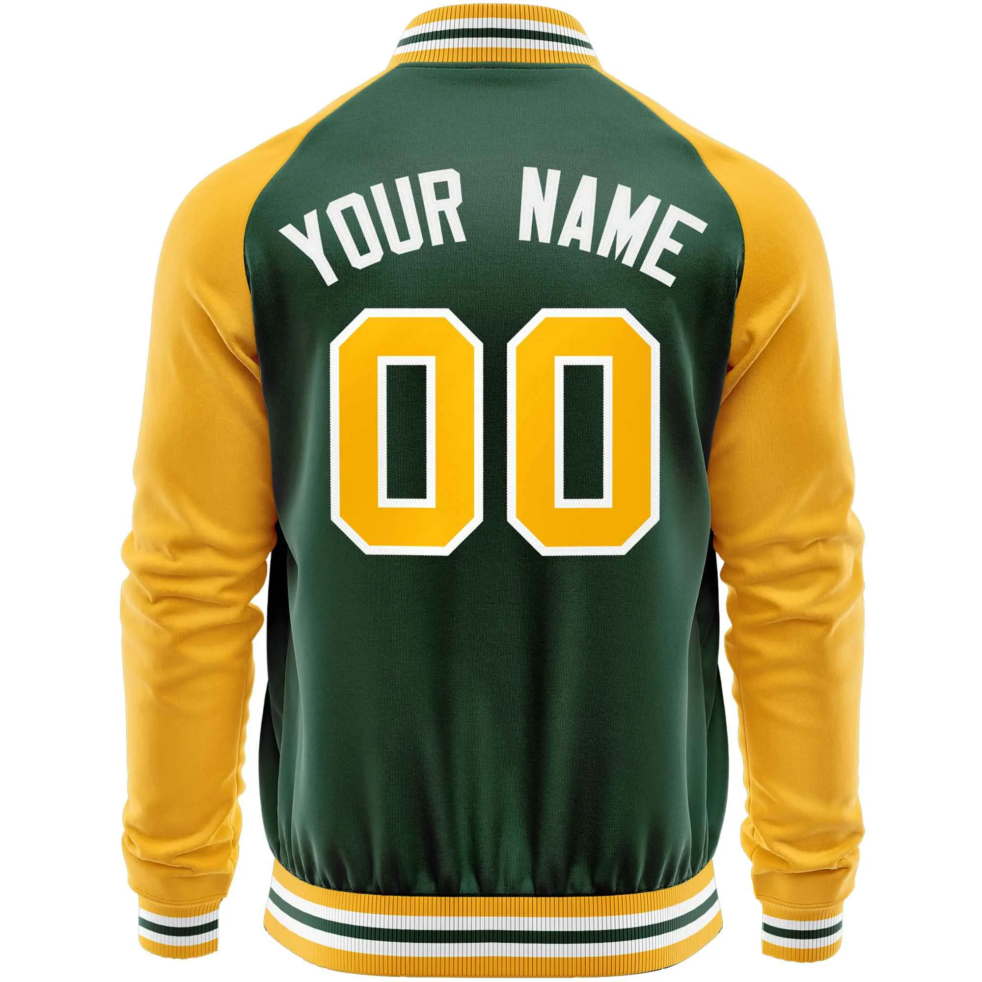 Custom Raglan Sleeves Casual Lightweight Varsity Jacket Personalized Stitched Letters & Number  Baseball Coat
