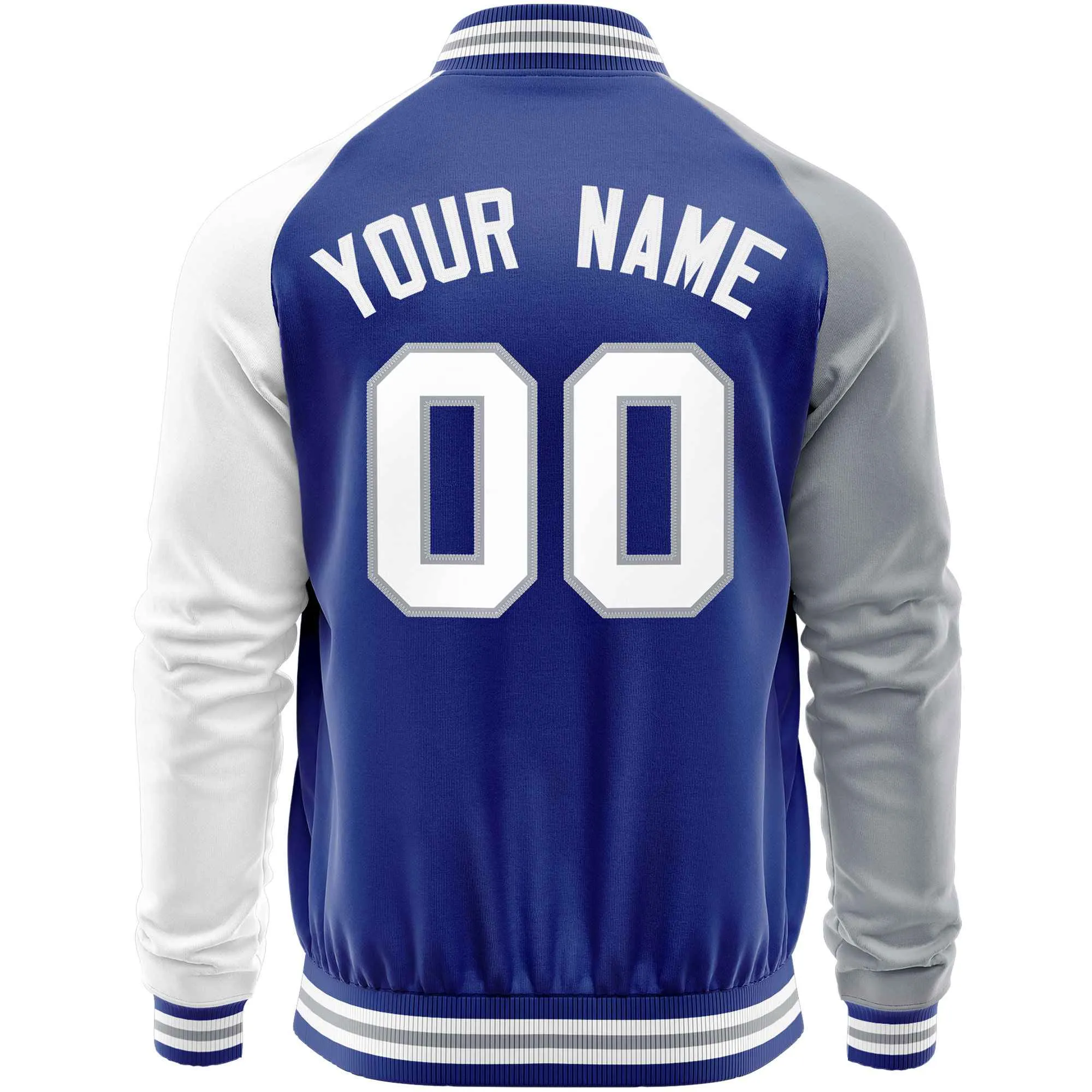 Custom Raglan Sleeves Casual Lightweight Varsity Jacket Personalized Stitched Letters & Number  Baseball Coat