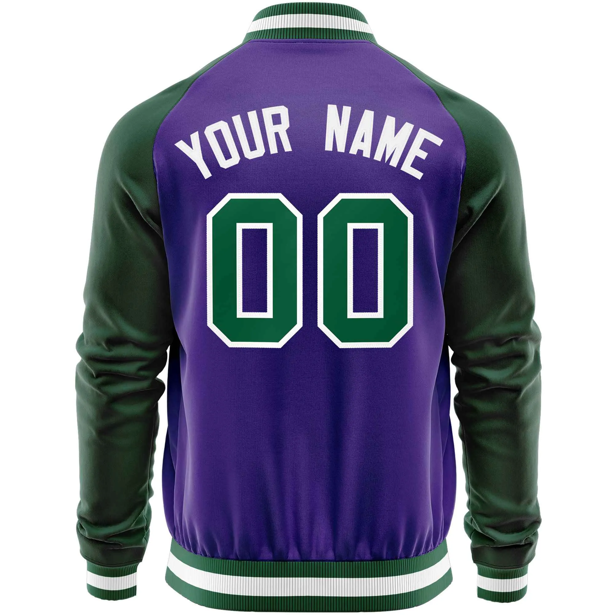 Custom Raglan Sleeves Casual Lightweight Varsity Jacket Personalized Stitched Letters & Number  Baseball Coat