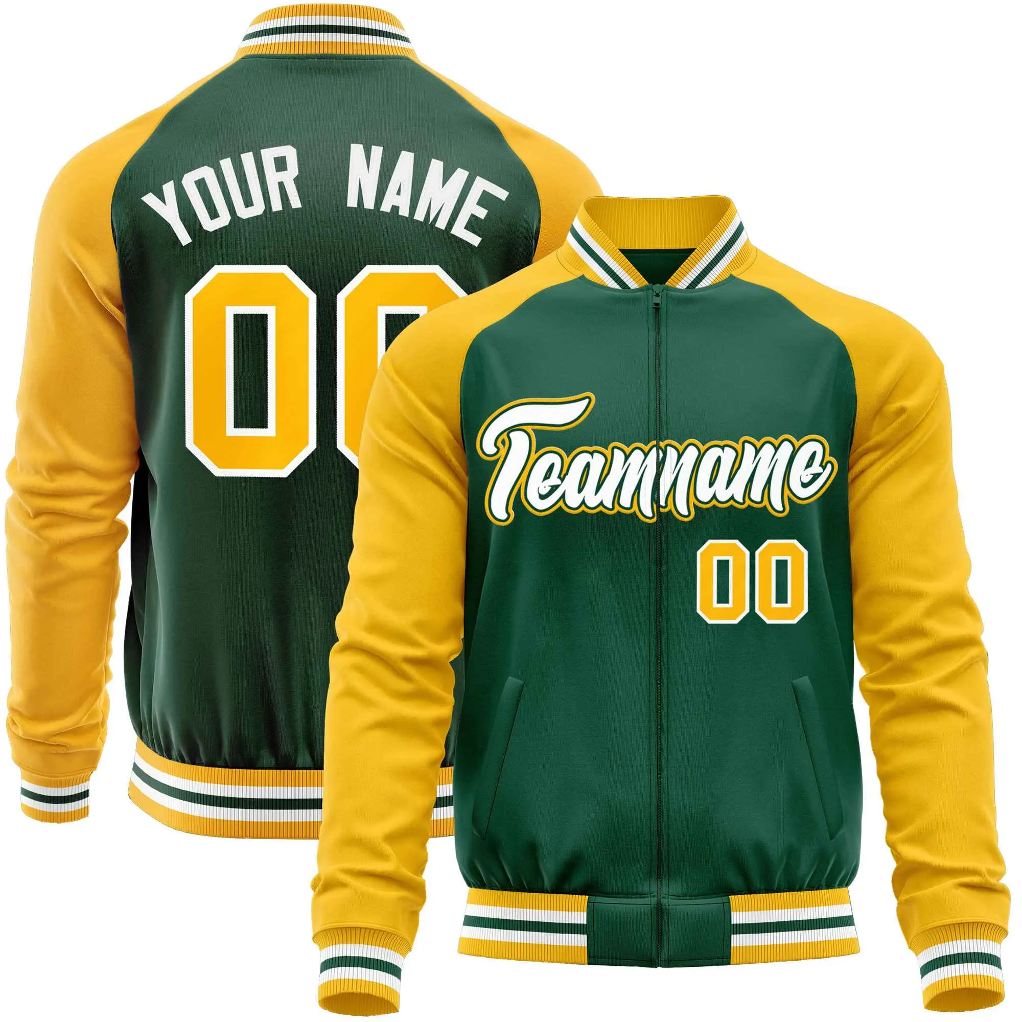 Custom Raglan Sleeves Casual Lightweight Varsity Jacket Personalized Stitched Letters & Number  Baseball Coat