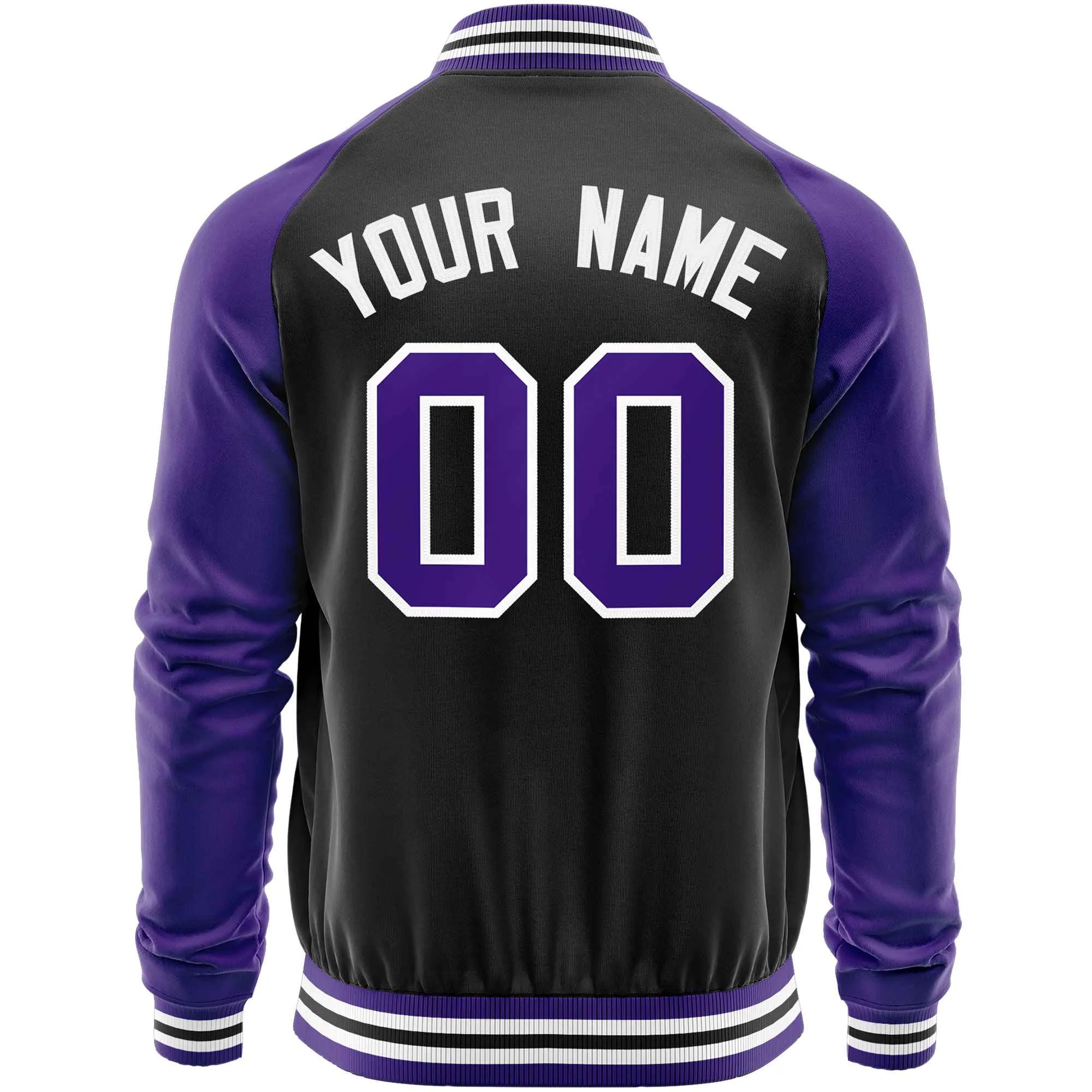 Custom Raglan Sleeves Casual Lightweight Varsity Jacket Personalized Stitched Letters & Number  Baseball Coat