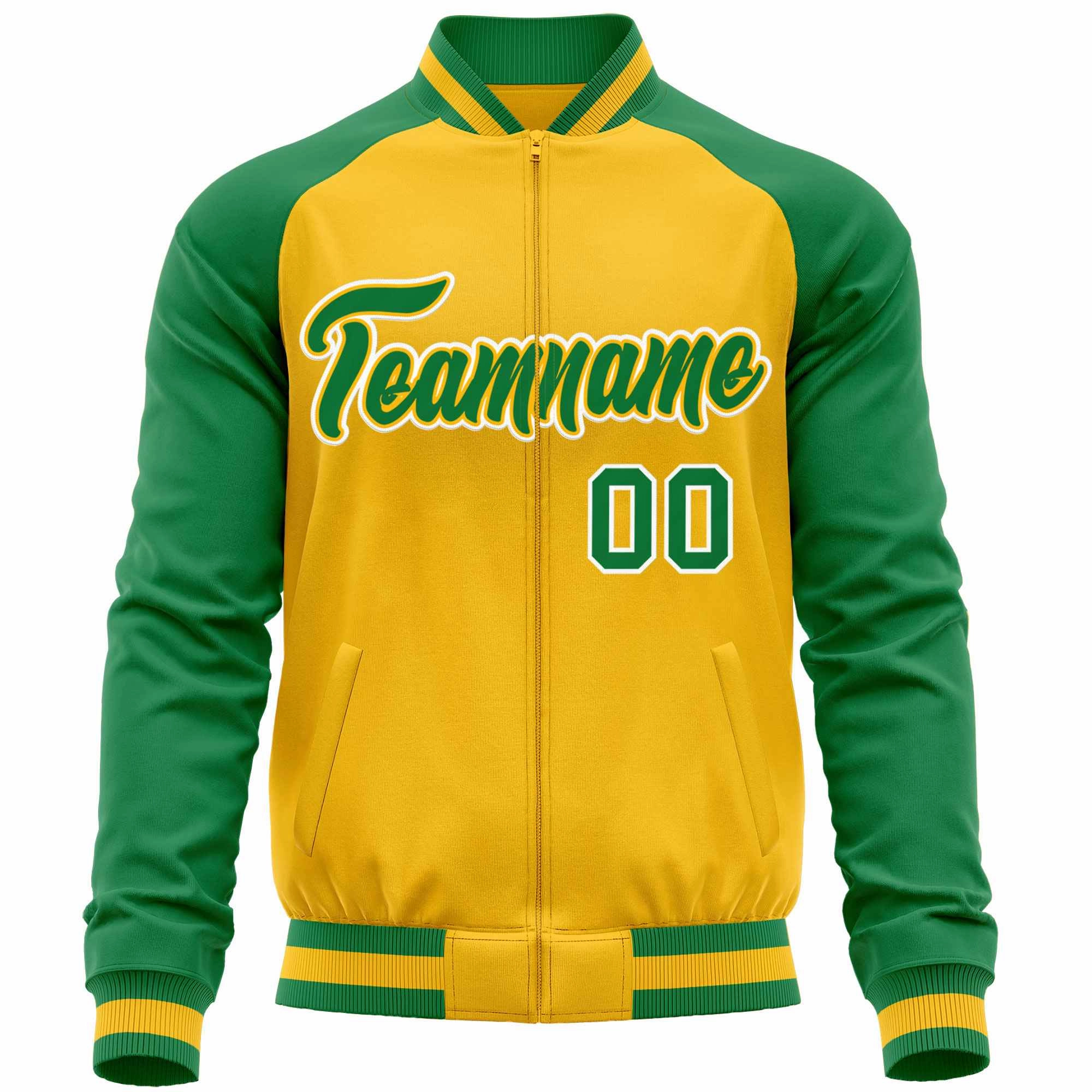 Custom Raglan Sleeves  Lightweight Varsity Jacket Personalized Stitched Letters & Number Letterman Baseball Coat