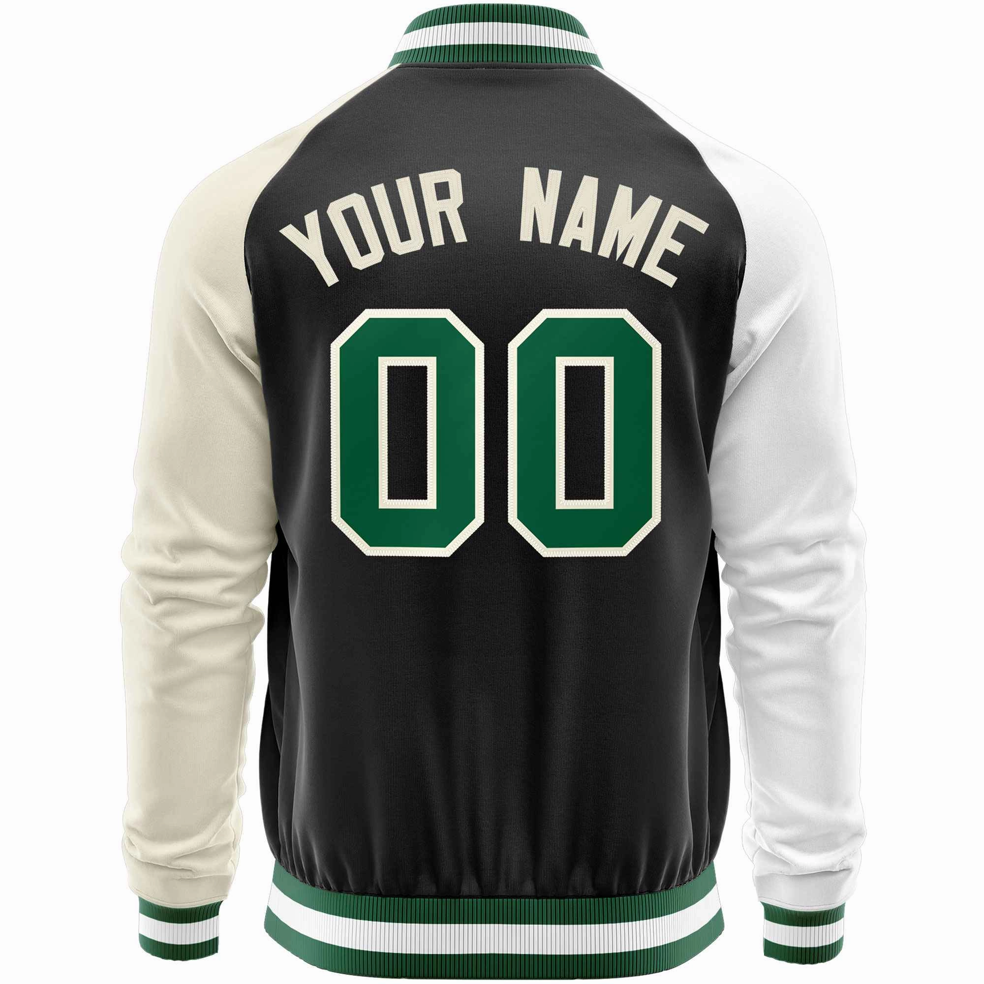 Custom Raglan Sleeves  Lightweight Varsity Jacket Personalized Stitched Letters & Number Letterman Baseball Coat