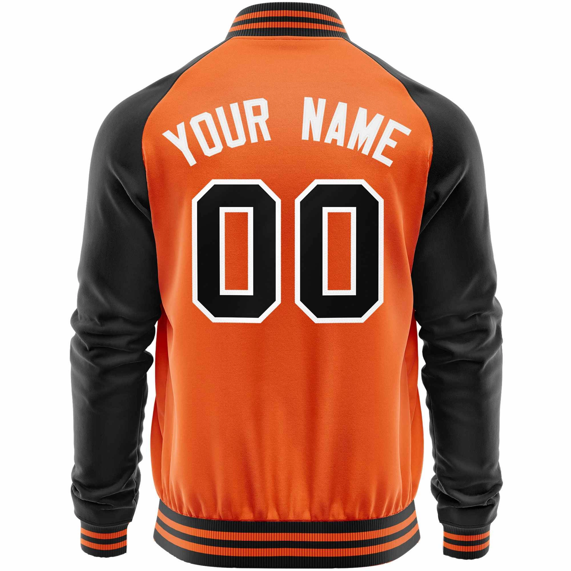Custom Raglan Sleeves  Lightweight Varsity Jacket Personalized Stitched Letters & Number Letterman Baseball Coat