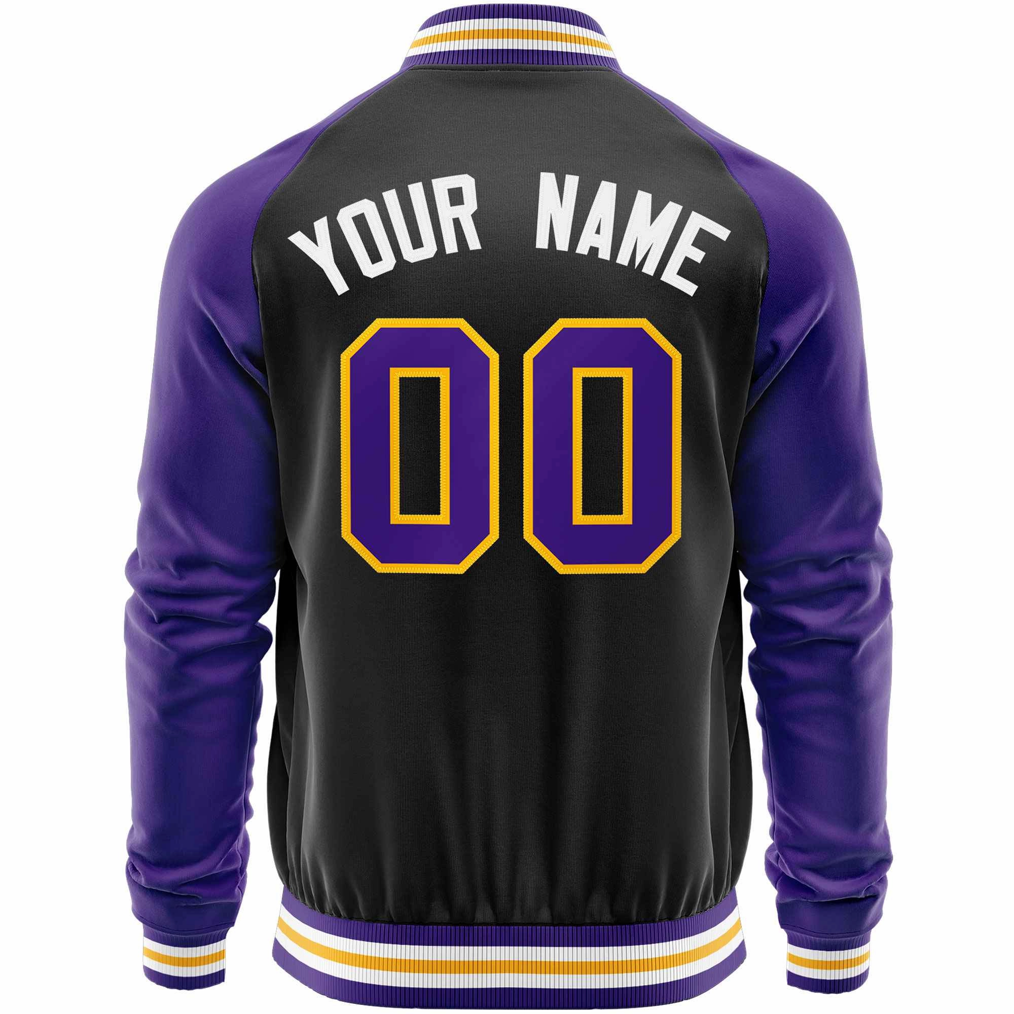 Custom Raglan Sleeves  Lightweight Varsity Jacket Personalized Stitched Letters & Number Letterman Baseball Coat