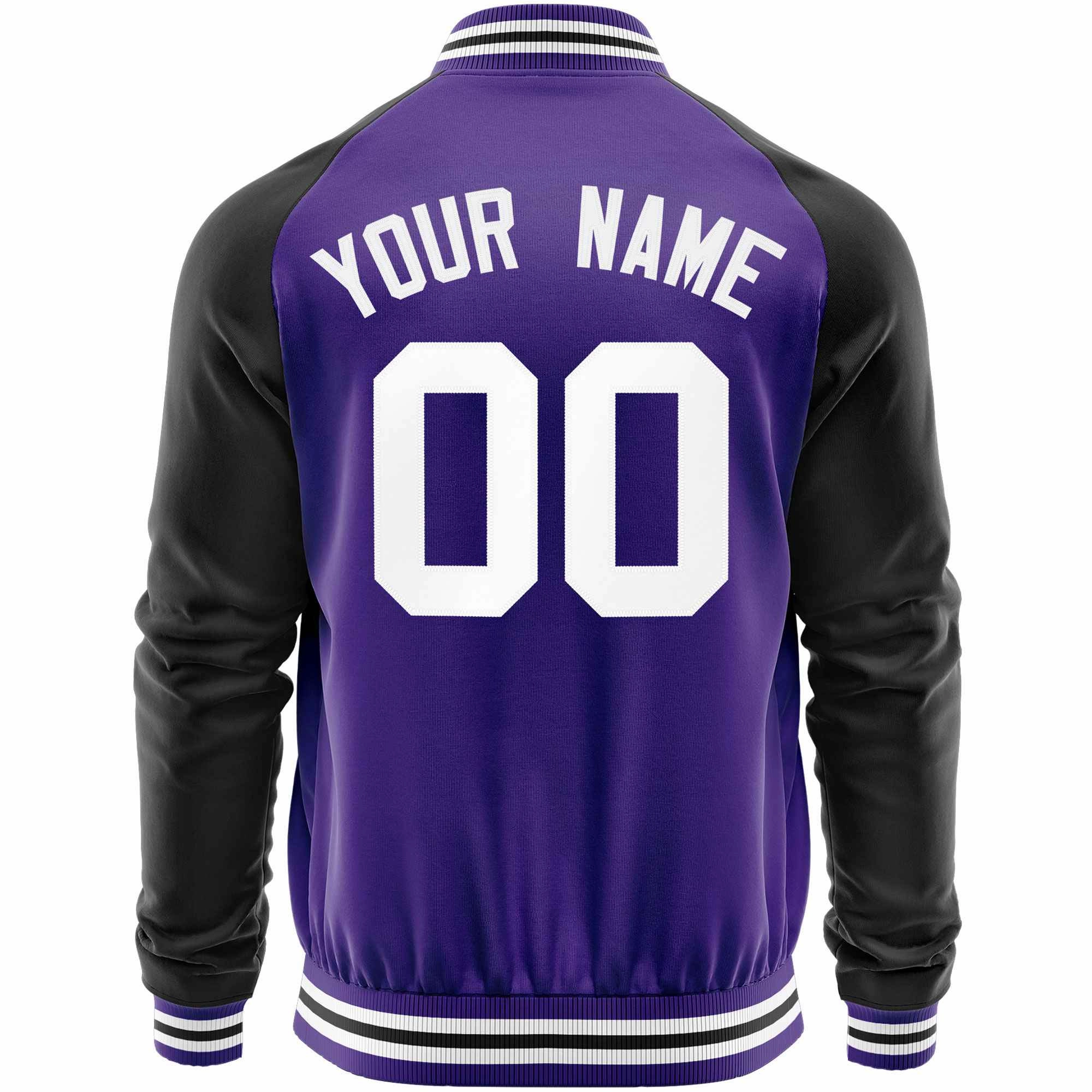 Custom Raglan Sleeves  Lightweight Varsity Jacket Personalized Stitched Letters & Number Letterman Baseball Coat
