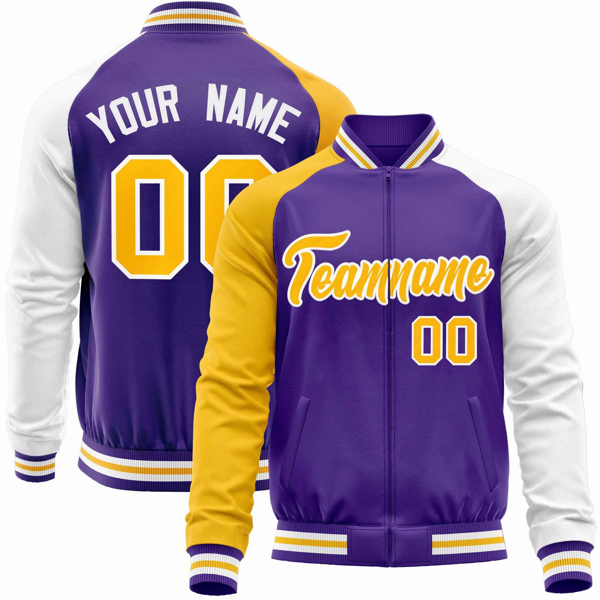 Custom Raglan Sleeves  Lightweight Varsity Jacket Personalized Stitched Letters & Number Letterman Baseball Coat