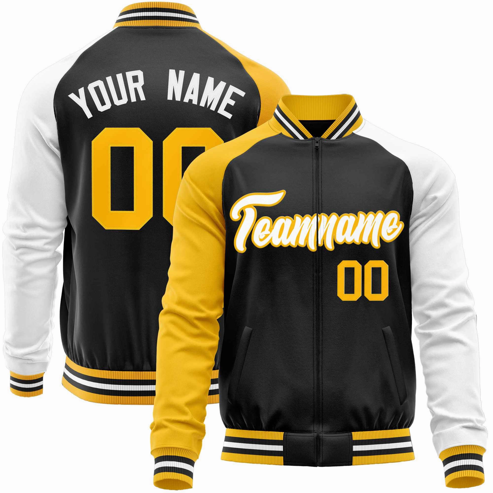 Custom Raglan Sleeves  Lightweight Varsity Jacket Personalized Stitched Letters & Number Letterman Baseball Coat