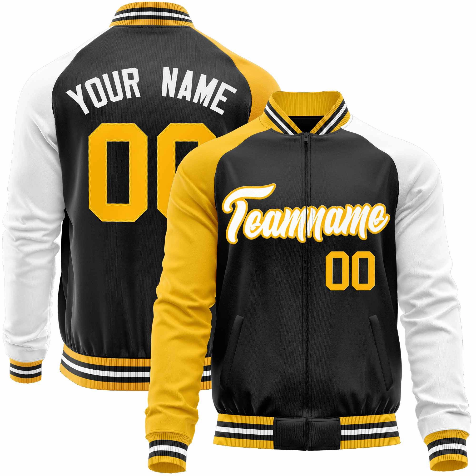 Custom Raglan Sleeves  Lightweight Varsity Jacket Personalized Stitched Letters & Number Letterman Baseball Coat