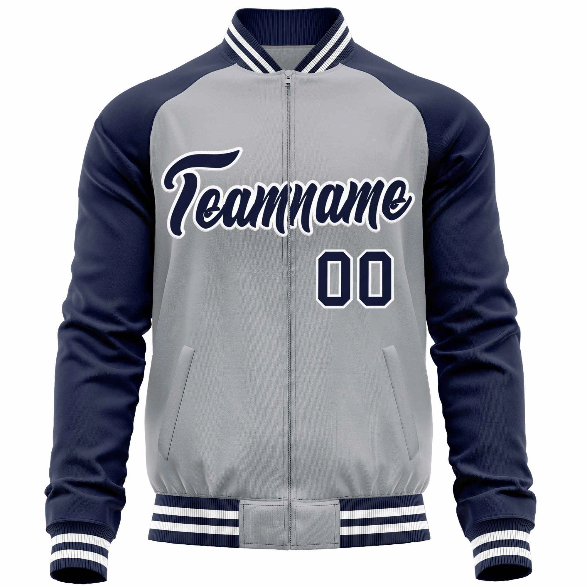 Custom Raglan Sleeves  Lightweight Varsity Jacket Personalized Stitched Letters & Number Letterman Baseball Coat
