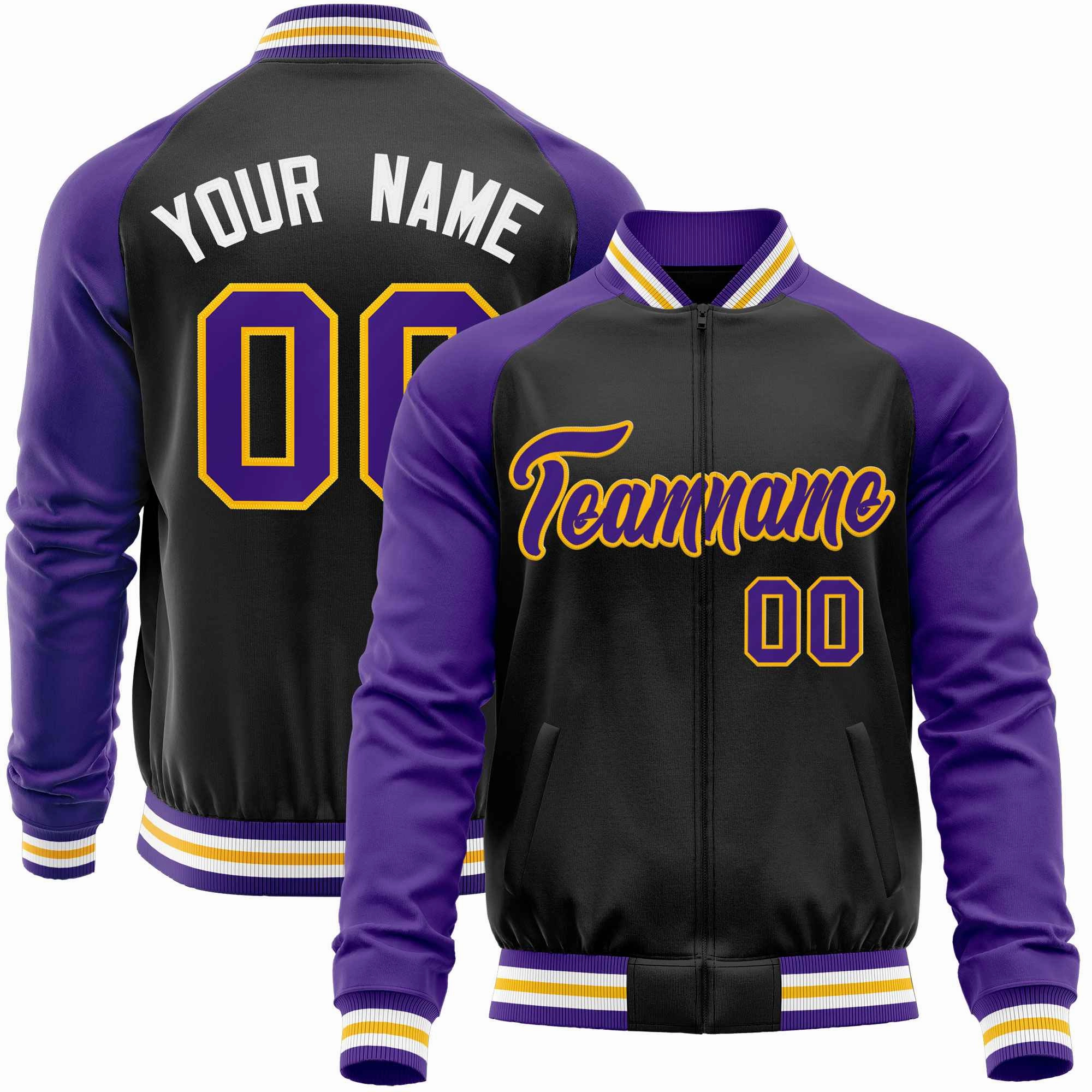 Custom Raglan Sleeves  Lightweight Varsity Jacket Personalized Stitched Letters & Number Letterman Baseball Coat