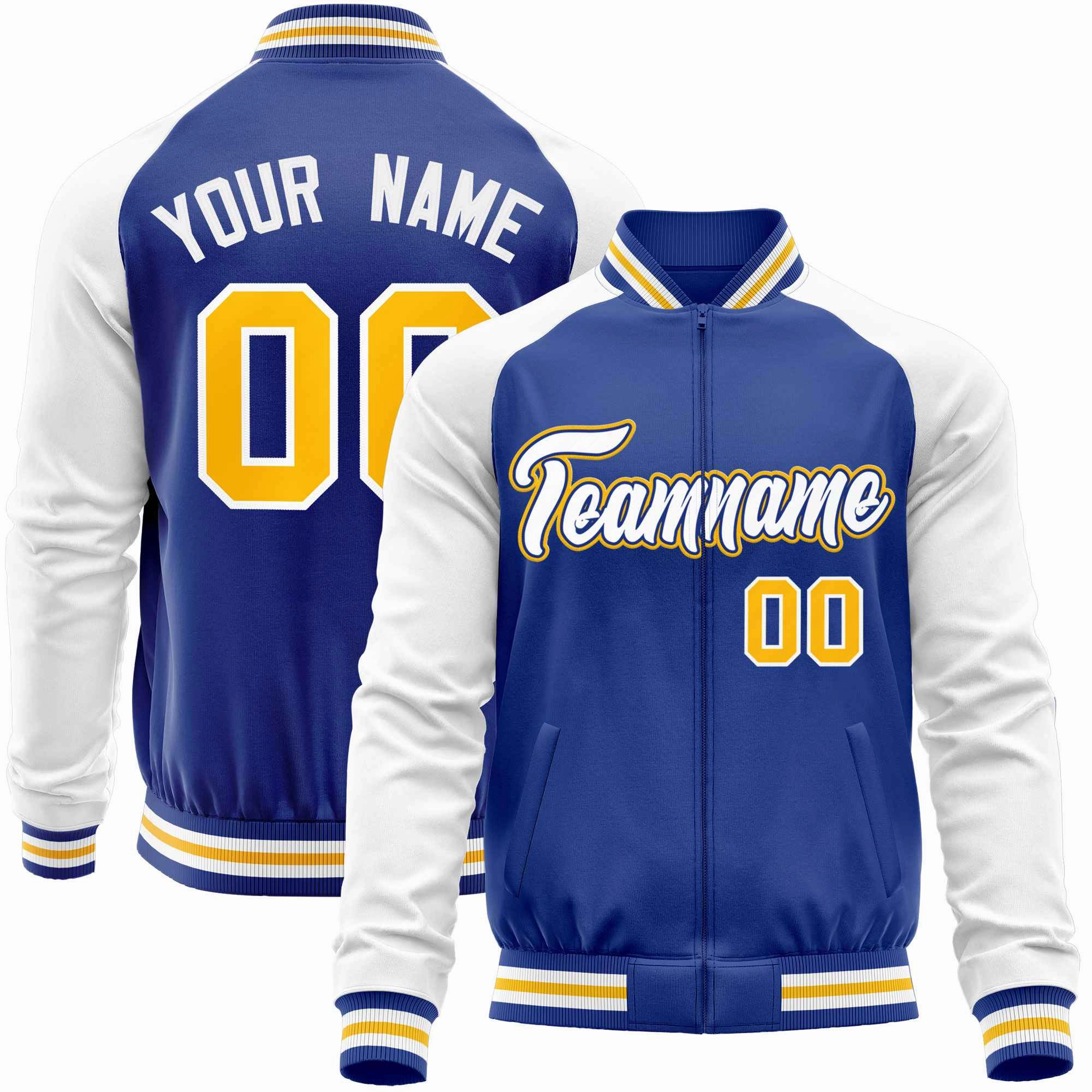 Custom Raglan Sleeves  Lightweight Varsity Jacket Personalized Stitched Letters & Number Letterman Baseball Coat