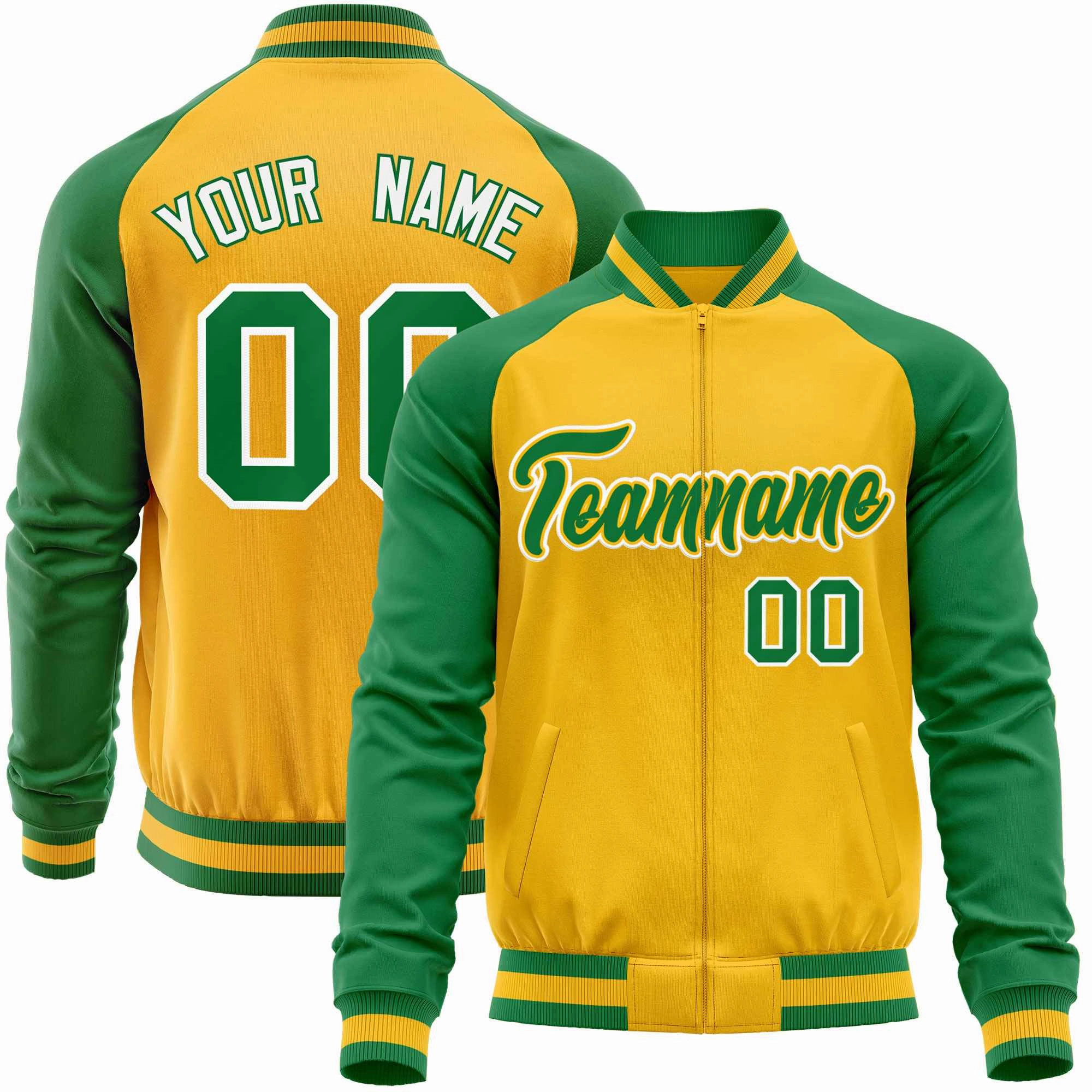 Custom Raglan Sleeves  Lightweight Varsity Jacket Personalized Stitched Letters & Number Letterman Baseball Coat