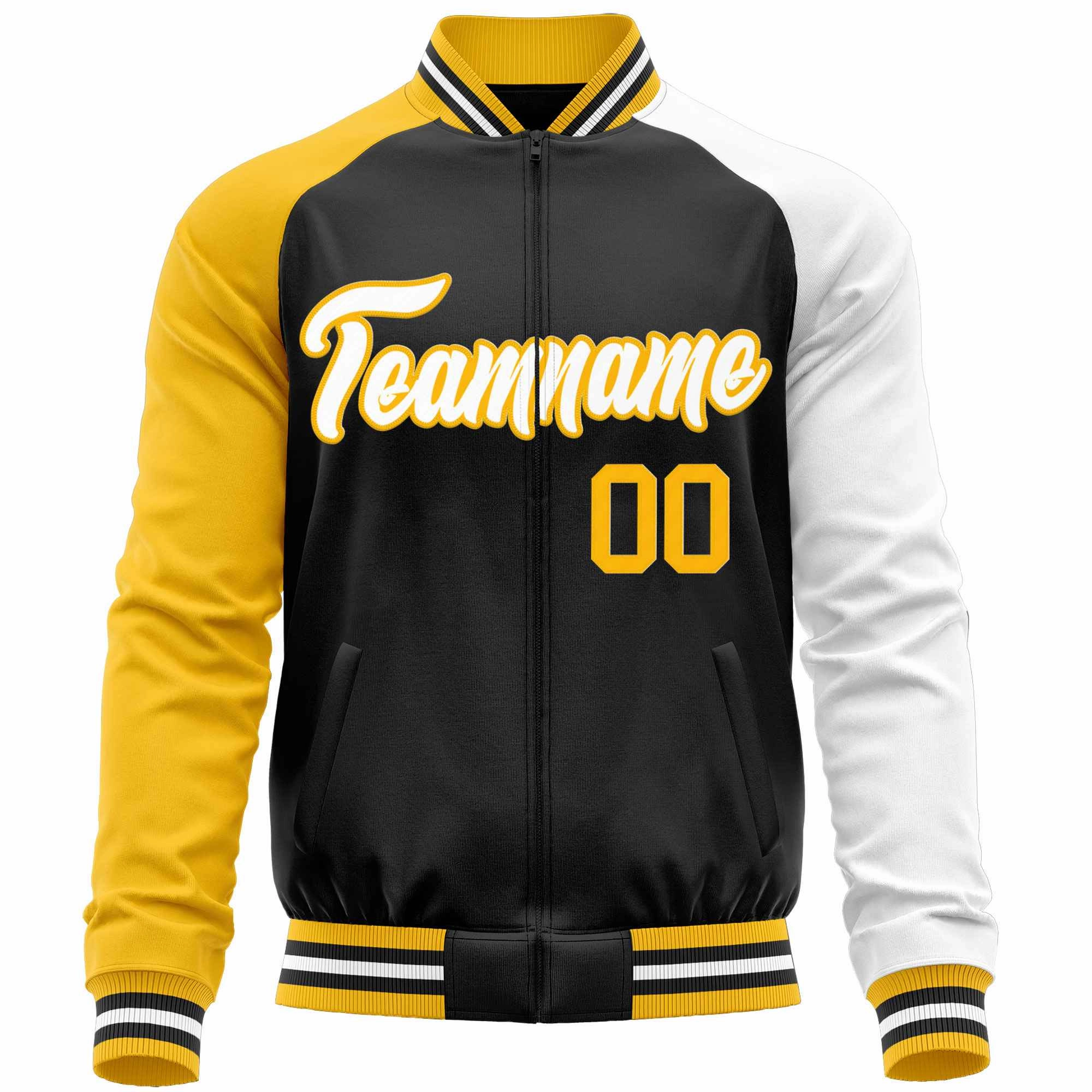 Custom Raglan Sleeves  Lightweight Varsity Jacket Personalized Stitched Letters & Number Letterman Baseball Coat