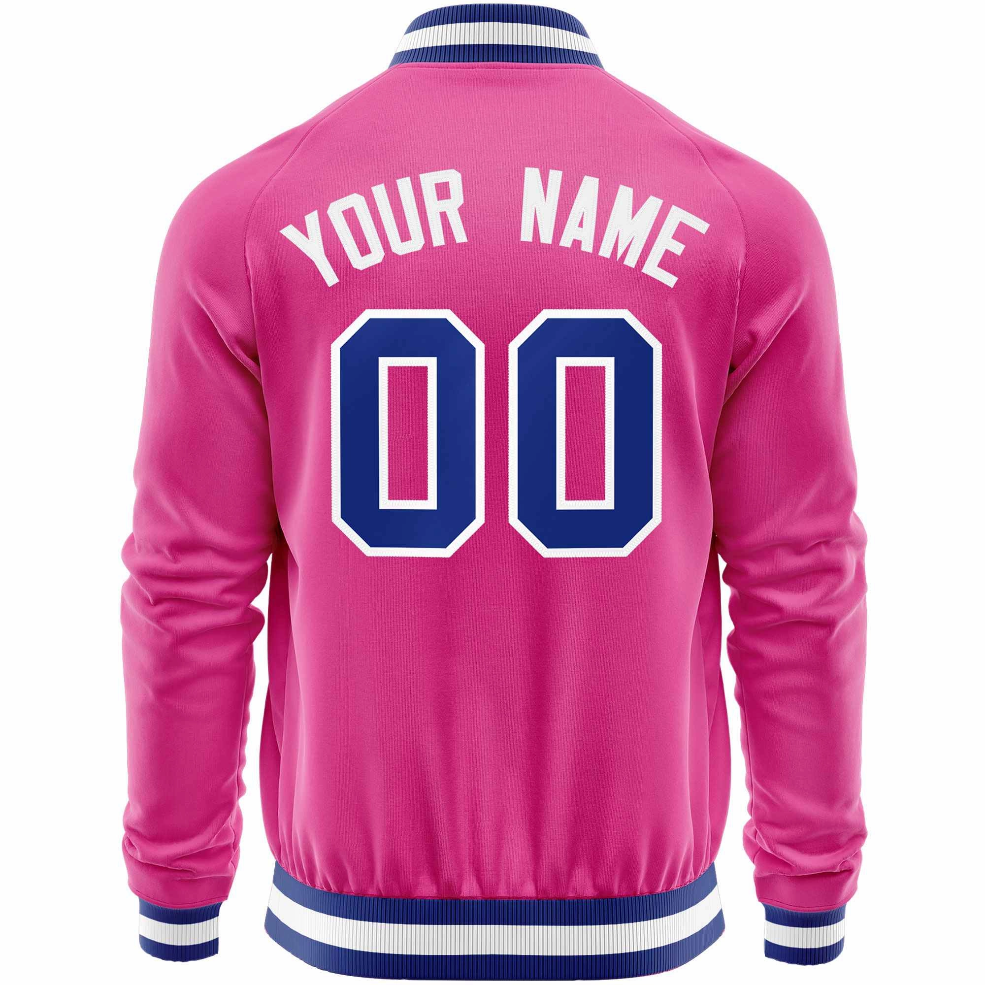 Custom Raglan Sleeves Stitched Letters & Number Cotton Blend Letterman Baseball Jacket For Men