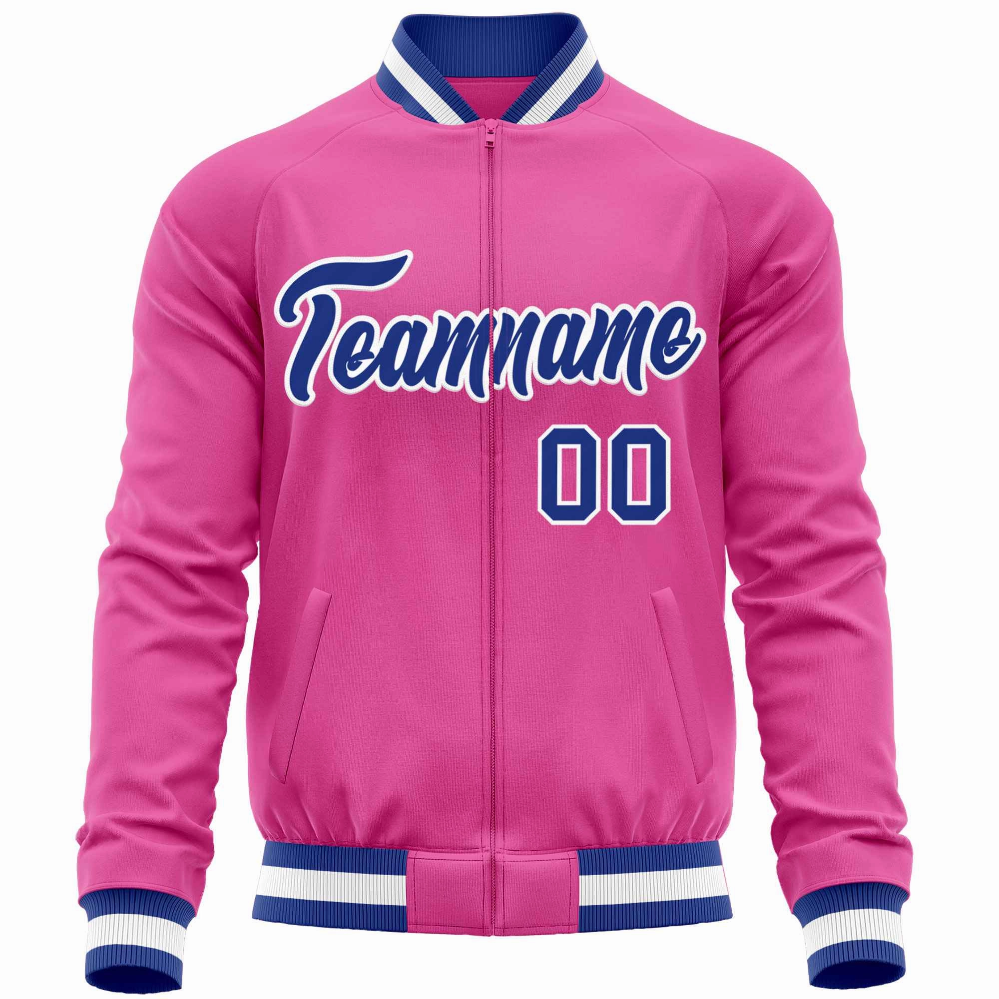 Custom Raglan Sleeves Stitched Letters & Number Cotton Blend Letterman Baseball Jacket For Men