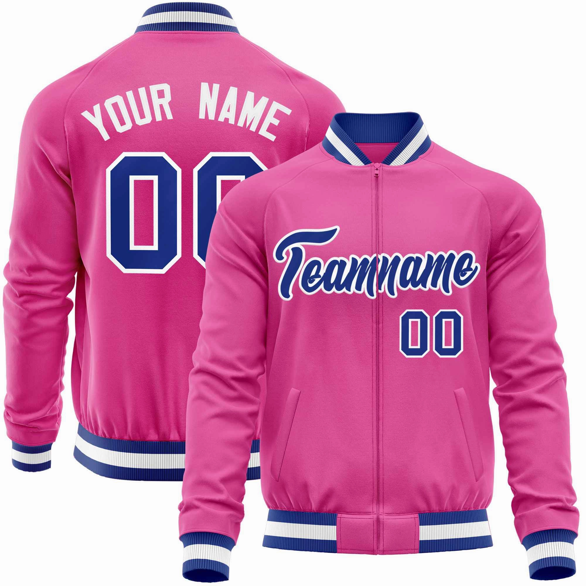 Custom Raglan Sleeves Stitched Letters & Number Cotton Blend Letterman Baseball Jacket For Men