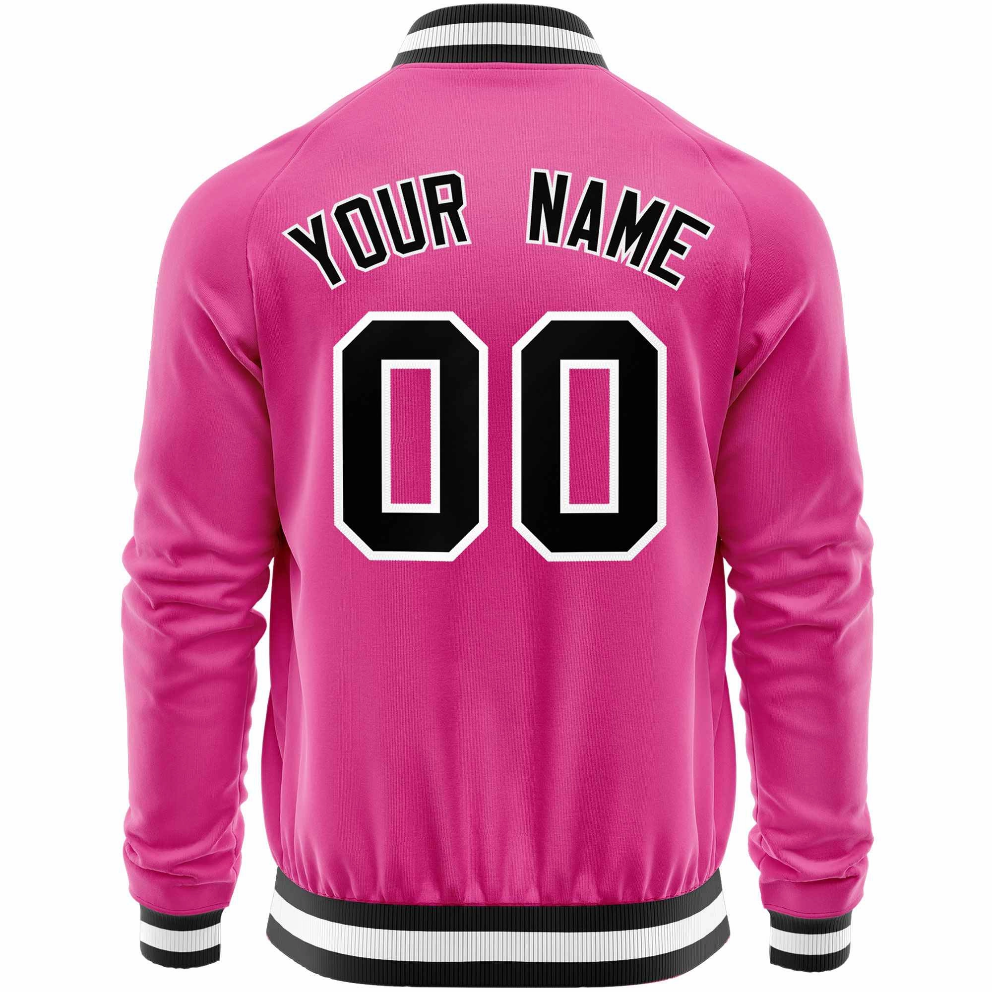 Custom Raglan Sleeves Stitched Letters & Number Cotton Blend Letterman Baseball Jacket For Men