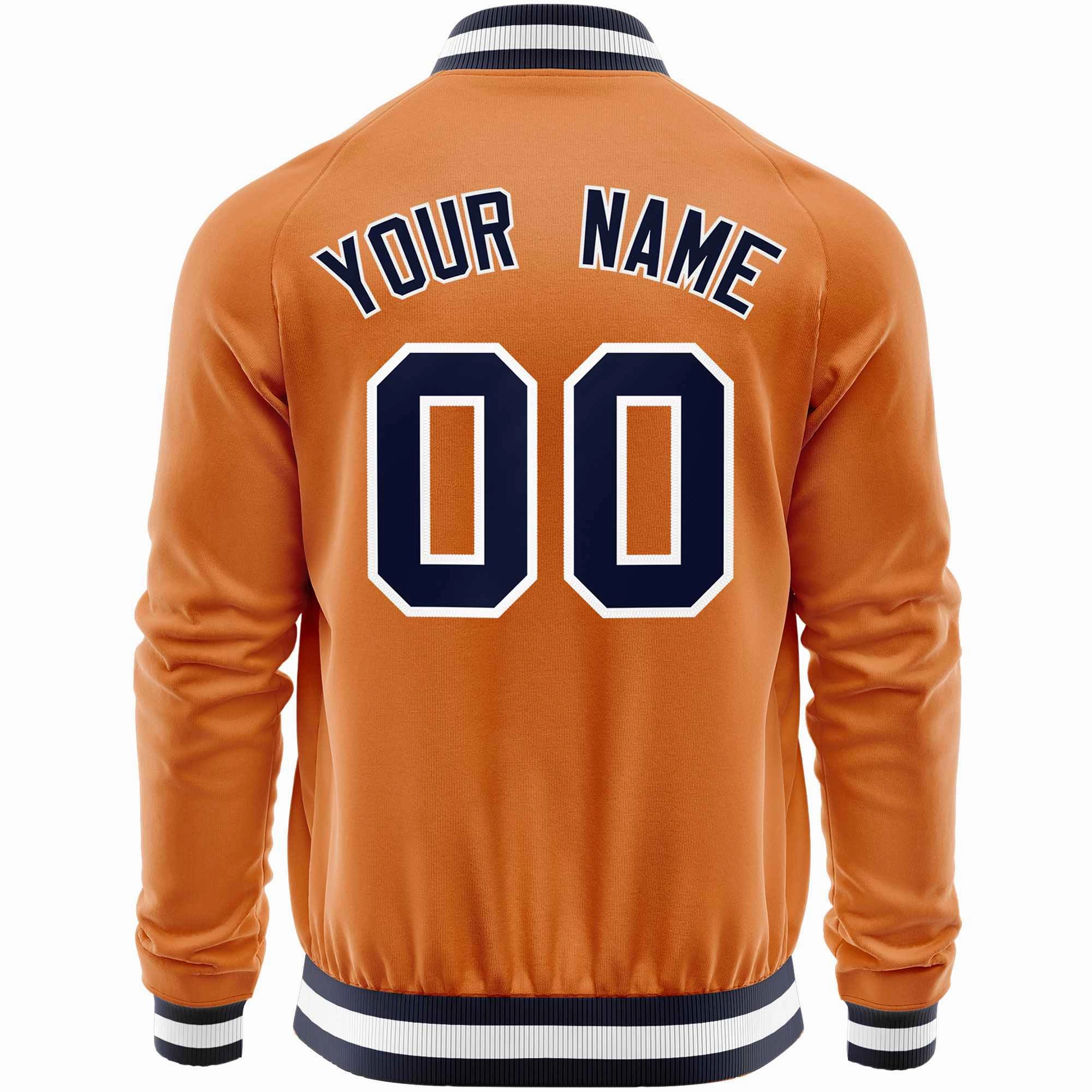 Custom Raglan Sleeves Stitched Letters & Number Cotton Blend Letterman Baseball Jacket For Men