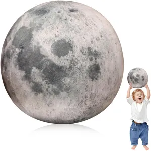 Cute Pillows Moon Plush Soft Planet Throw Pillows for Couch 11 in Dia. Learning Educational Solar System Globe Fun Throw for Kids Planet Toys, Toys.